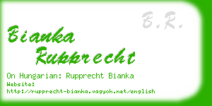 bianka rupprecht business card